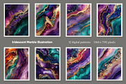 Iridescent Marble Illustration, a Decorative Illustration by Housui Patterns (Thumbnail 3 of 12)