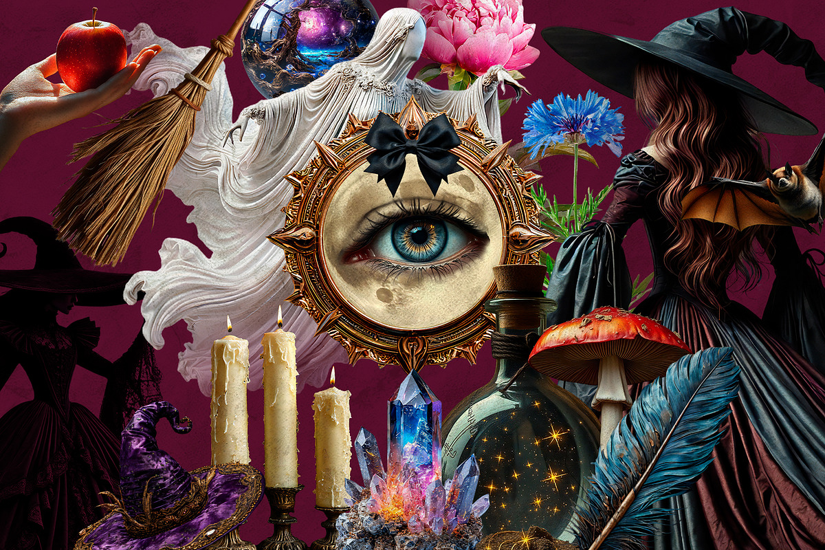 The Witch's Tale Mystical Collage, an Object Graphic by Anna Babich (Photo 6 of 9)