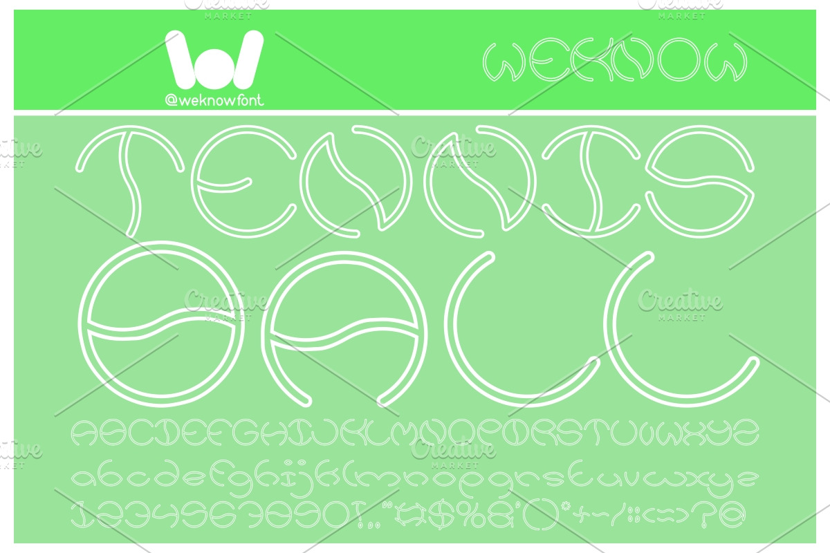 kristina font, a Font by weknow (Photo 5 of 5)