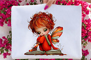 Halloween Fairy PNG Clipart Bundle., an Animal Illustration by SVGArt (Thumbnail 4 of 5)