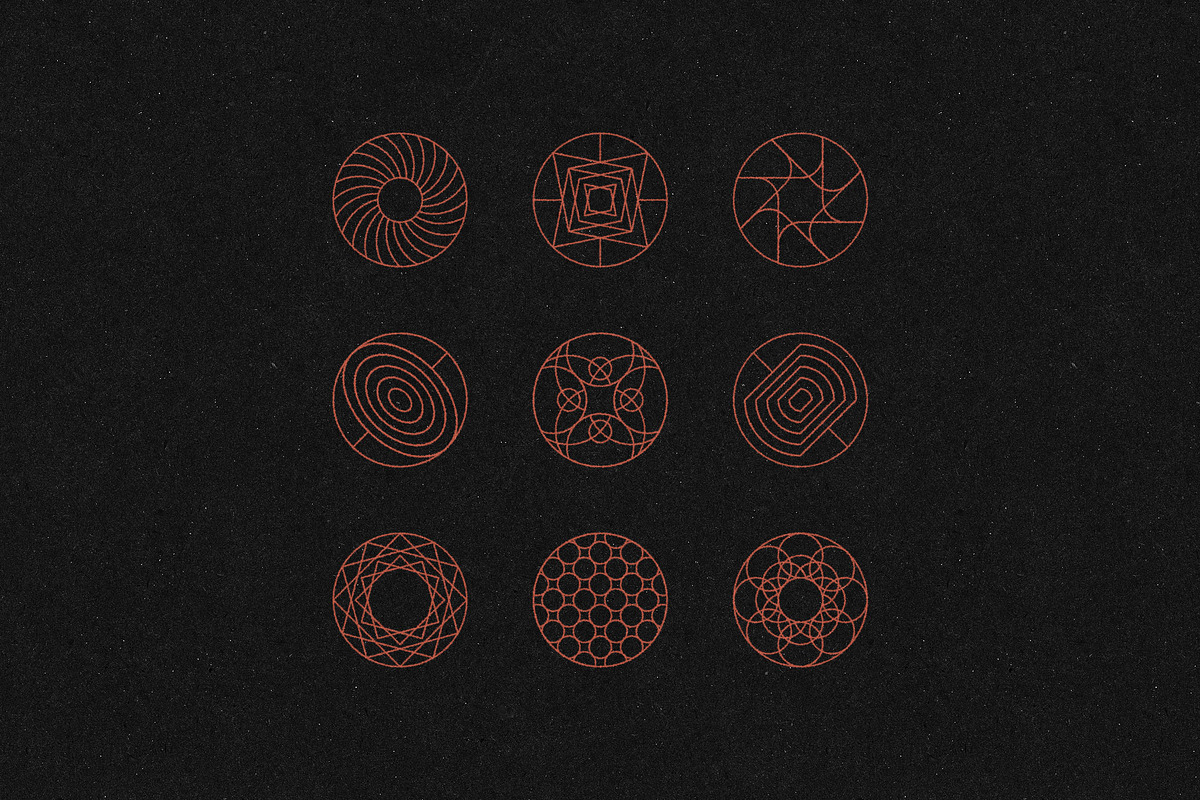 45 VINTAGE ROUND LOGOS, an Object Graphic by 2DFUNS (Photo 7 of 8)