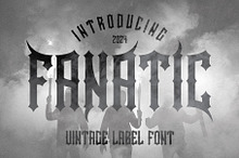 Fanatic - Retro Label Font