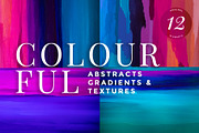 Colourful Abstracts & Gradients, a Texture Graphic by Carla Fern Designs (Thumbnail 1 of 11)