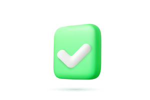 Realistic Right 3D Button., an Object Illustration by ModVector