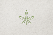 Geometric Minimalist Cannabis Logo, a Branding & Logo Template by Luxury Logos (Thumbnail 4 of 4)