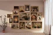 Rustic Halloween Wall Art Collection, a Seasonal Illustration by PrintablesByFranklyn (Thumbnail 2 of 18)