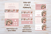 Spiritual Coach Business Card Pink, a Business Card Template by Golden Horizons Studio (Thumbnail 2 of 9)