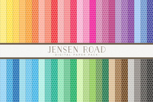 Mini Polka Dot Rainbow Value Pack, a Pattern Graphic by Jensen Road