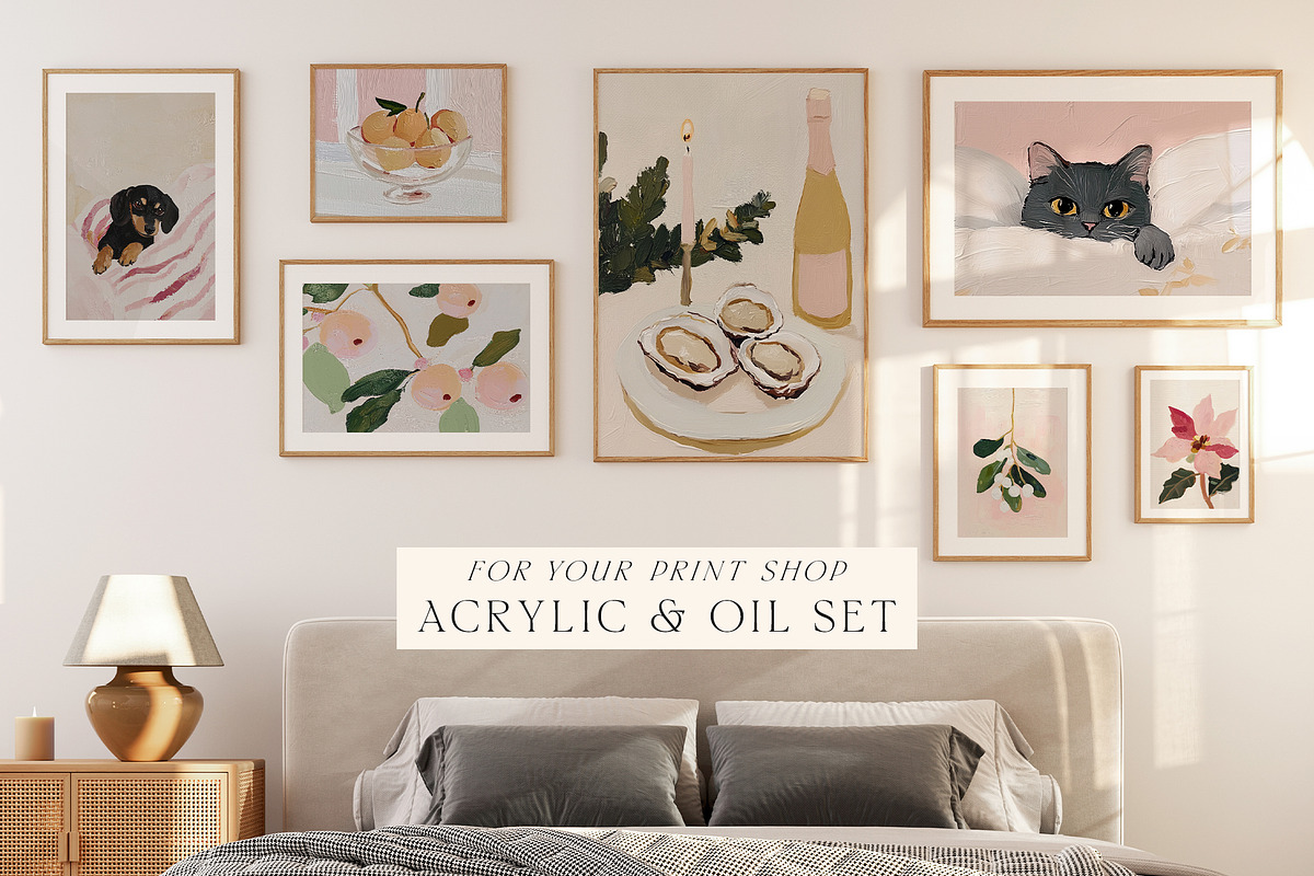 Pastel Christmas 100 Prints, a Background Graphic by Muse Artist (Photo 12 of 14)