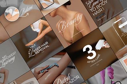 Skincare Instagram Template - Laser, a Social Media Template by Design Driven Media