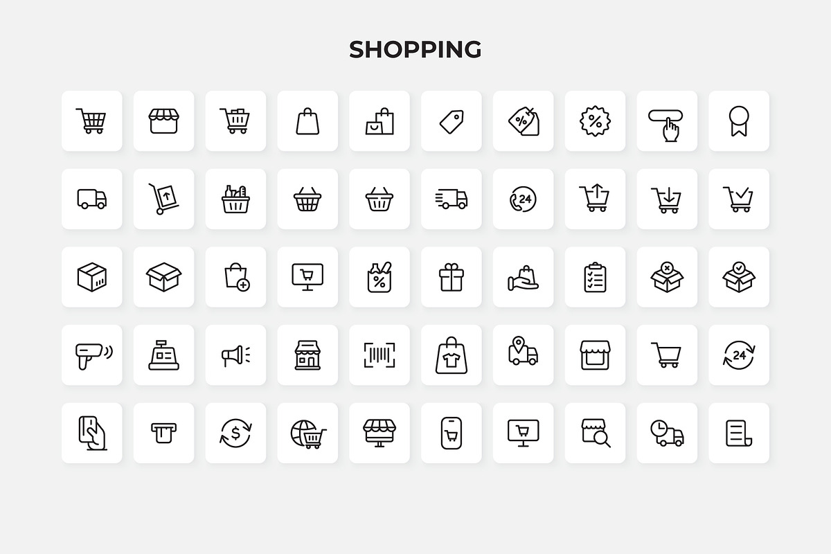 1500 Outline Icons Canva Bundle, an Outline Icon by Abert (Photo 10 of 15)