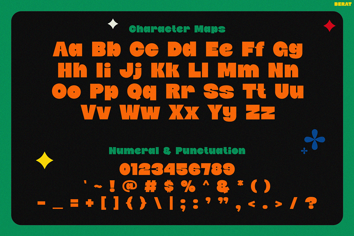 BERAT, a Font by Pinisi ART (Photo 2 of 10)
