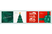 Christmas and Xmas square post set, an Object Illustration by Zaie (Thumbnail 1 of 3)