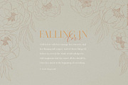 Peony Love watercolor patterns, an Illustration by Angele Kamp (Thumbnail 6 of 10)