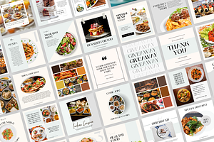 Minimal Food Instagram Marketing