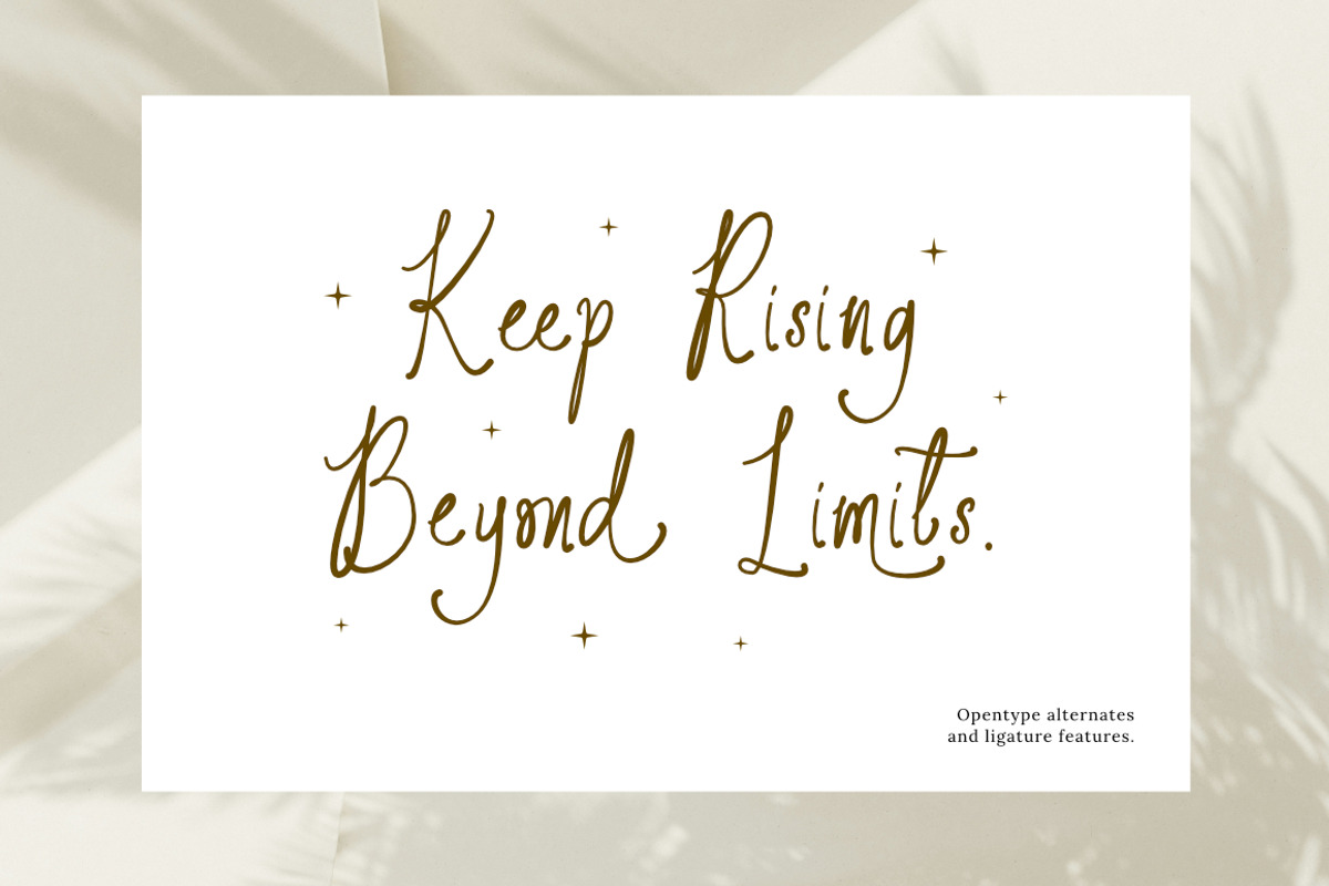 Wildflower Notes - Whimsical Fonts, a Handwritten Font by Bluestype Studio (Photo 2 of 8)