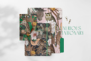 Autumn Owl Botanical Pattern & Motif, a Pattern Graphic by Pink Linen (Thumbnail 9 of 12)
