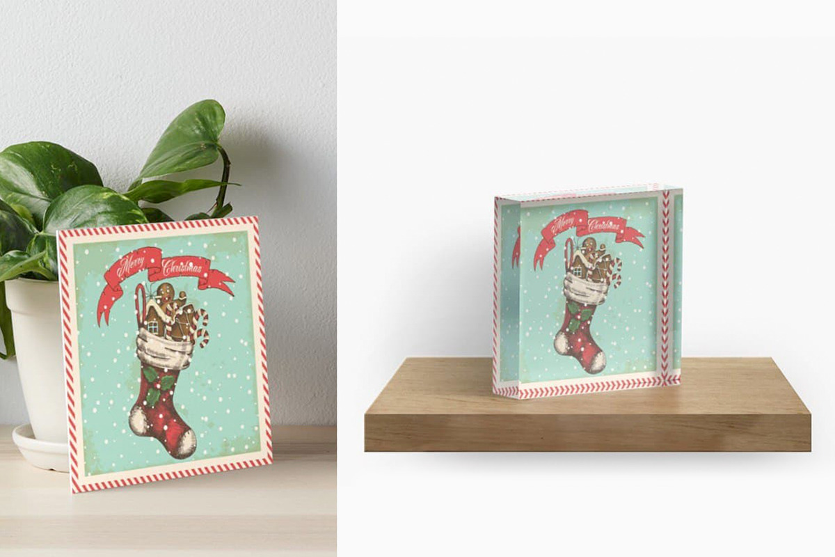 Vintage Christmas cards, a Card Template by Tabiti (Photo 4 of 9)