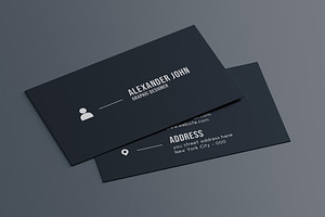 Stylish Minimal Business Card