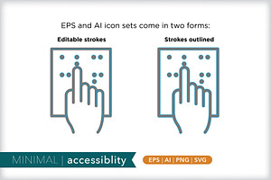 Minimal Accessibility Icons