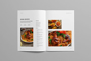 Minimal Cookbook/Recipes Book, a Brochure Template by Meenom Templates (Thumbnail 11 of 14)