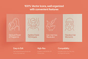 Beauty Icon Art Set, an Outline Icon by Prosymbols (Thumbnail 2 of 8)