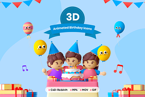 3D Animated Birthday