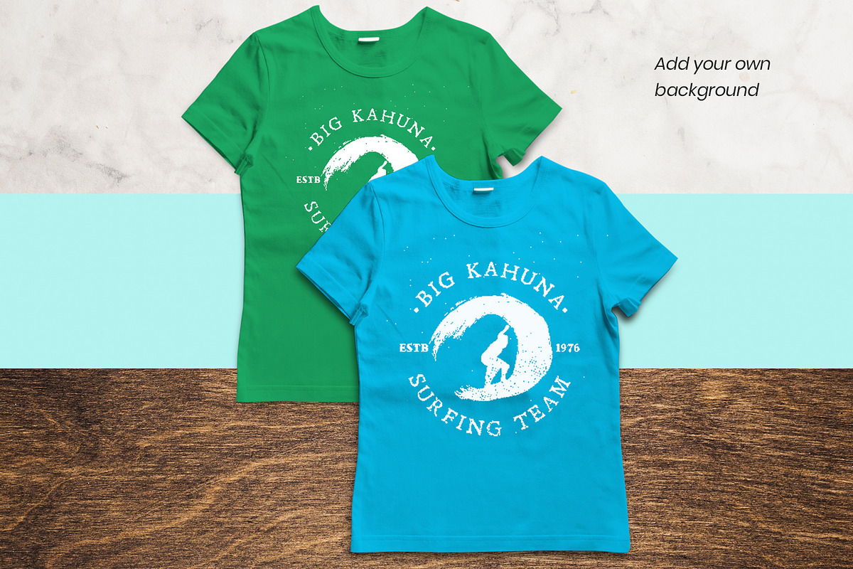 Realistic Tshirt Mockup For Woman, a Shirt Mockup by Graphic Xtreme (Photo 3 of 3)