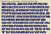 CEASE EXCESS - ULTRA-BOLD FONT, a Sans Serif Font by 177Studio (Thumbnail 8 of 8)