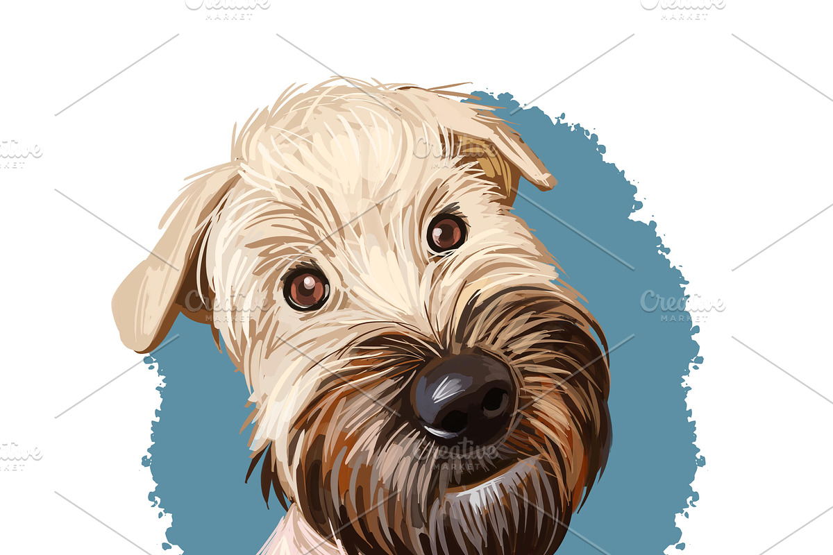 Puppies Dog Breeds Big Bundle 135Pcs, an Animal Illustration by Dneprstock (Photo 62 of 68)