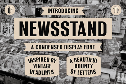 Newsstand - A Classic Vintage Font