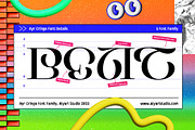 Cringe Experimental Typeface, a Serif Font by Aiyari (Thumbnail 3 of 14)