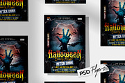 Halloween Scary Night Flyer PSD, a Flyer Template by studioflyers.com (Thumbnail 1 of 3)