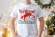 Yee Haw Y’all Christmas Cowboy SVG, a Graphic by TanchaArt (Thumbnail 3 of 11)