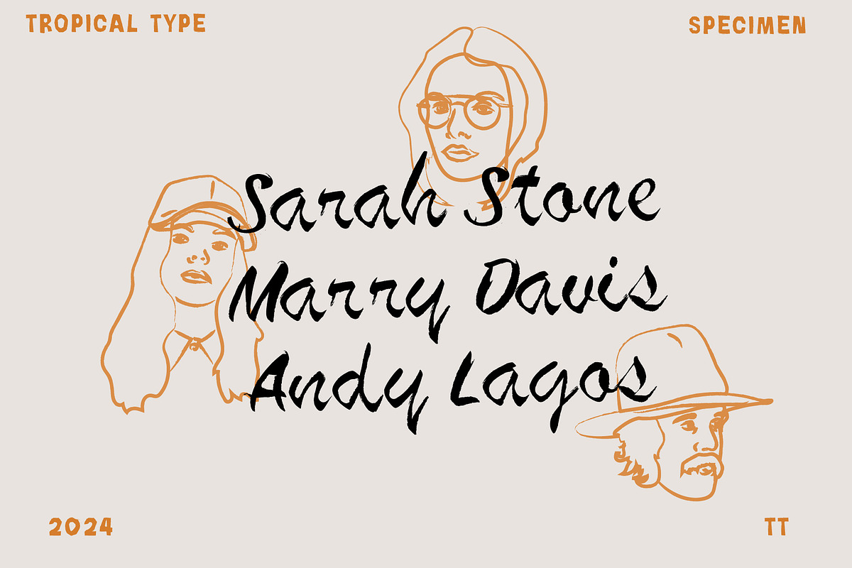 Hand & Heart Font Duo, a Handwritten Font by Tropical Type (Photo 7 of 11)