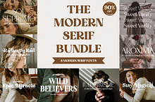 The Modern Serif Font Bundle