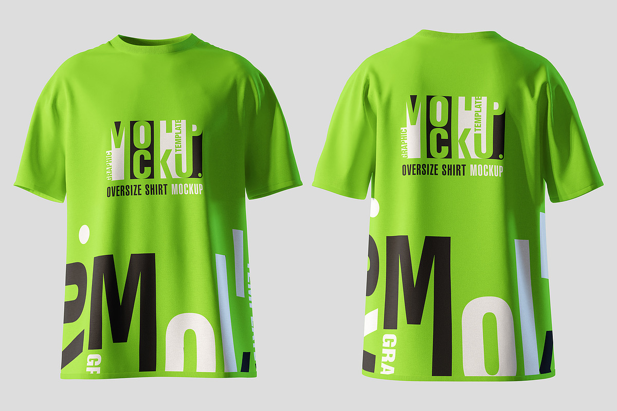 Oversize T-Shirt Mockup Sets, a Shirt Mockup by Artnivora.Std (Photo 4 of 4)