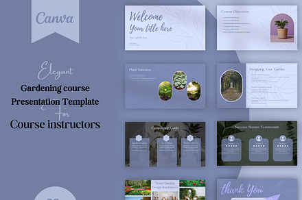 Gardening Coarse Presentation Canva