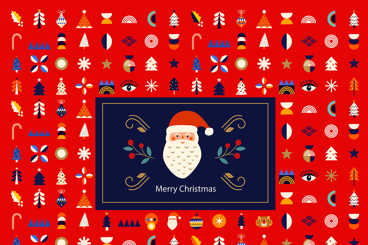 New Year & Christmas collection, a Seasonal Illustration by MoleskoStudio (Photo 8 of 38)