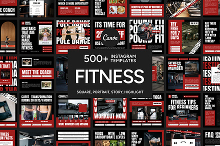 Fitness Red Template
