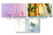 Glassmorphism style. Wall Art., a Background Graphic by KENO Mascots (Thumbnail 5 of 5)