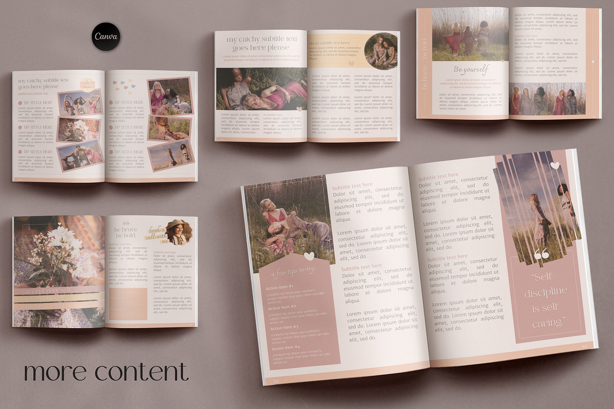 Canva eBook Coaching Template, a Magazine Template by Made by Melody (Photo 8 of 17)