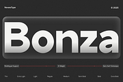NV Bonza – Modern Sans Serif Family, a Sans Serif Font by Novaratype (Thumbnail 1 of 15)