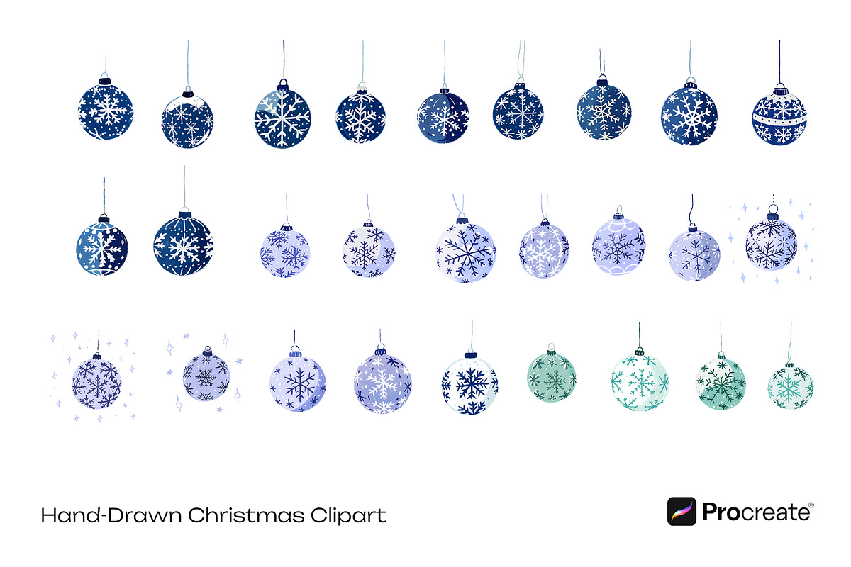 Watercolor Clipart - Christmas Joy, a Decorative Illustration by crafty (Photo 12 of 15)
