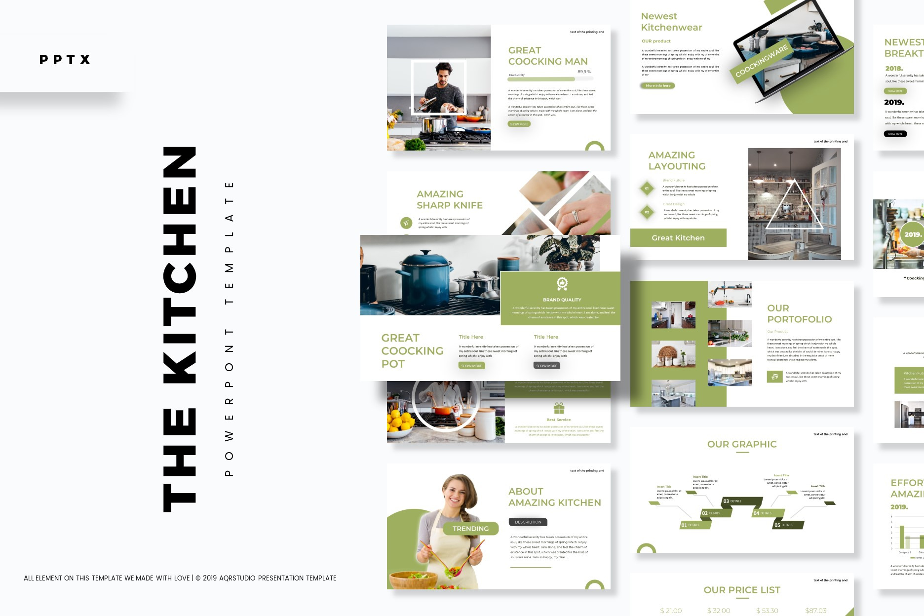 The Kitchen - Powerpoint Template, a Presentation Template by AQR Studio
