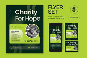 Charity Campaign Flyer, a Flyer Template by graphicook