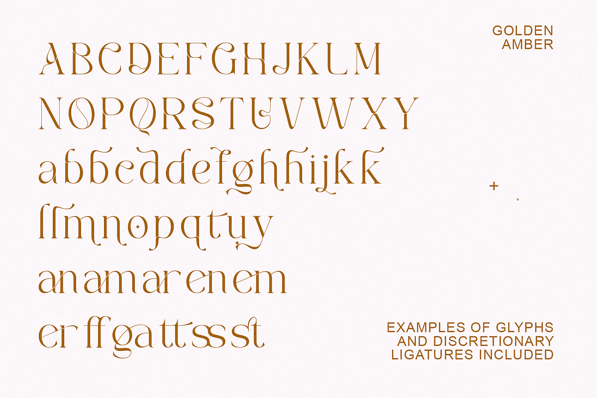 Golden Amber | Classy Serif Font, a Sans Serif Font by KA Designs (Photo 11 of 11)