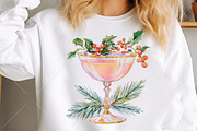 Watercolor Christmas Drink Clipart, a Seasonal Illustration by Canvas Craft (Thumbnail 5 of 10)