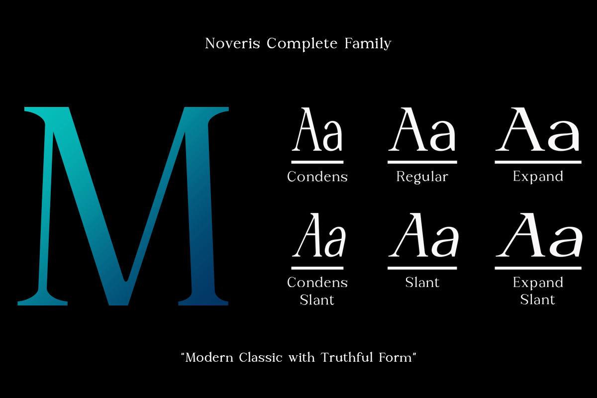 Noveris, a Serif Font by Slex Studio (Photo 3 of 12)