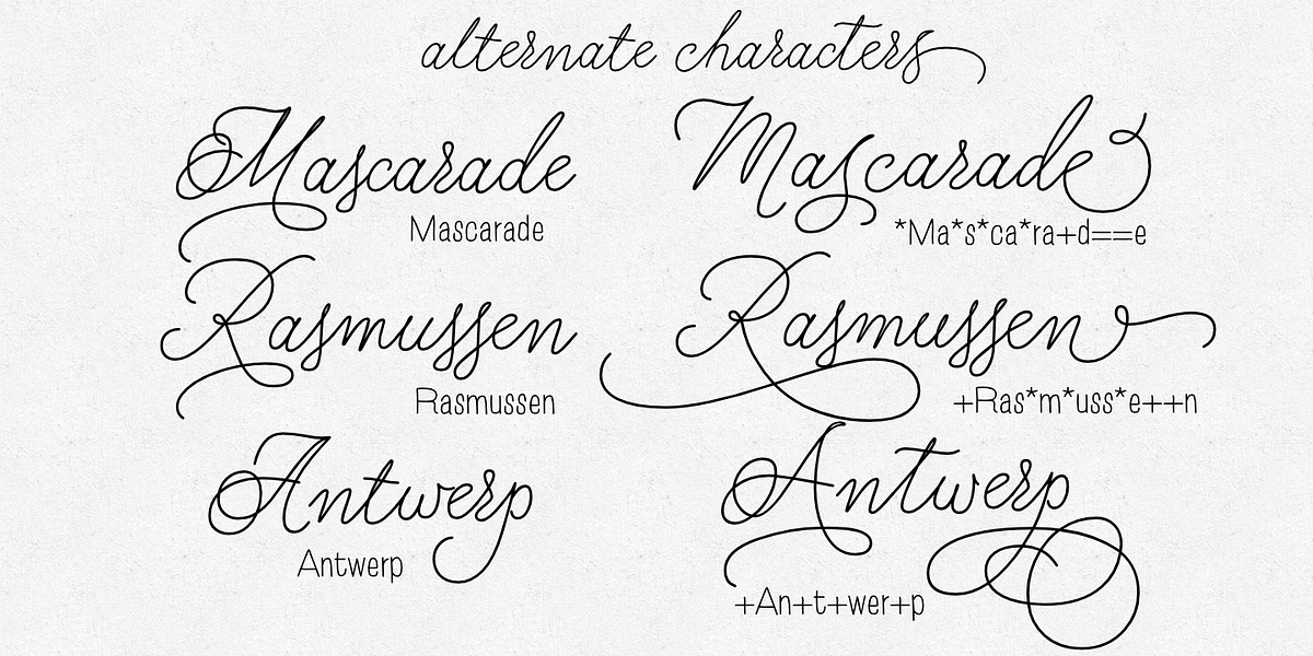 Charlize, a Script Font by GRIN3 (Nowak) (Photo 4 of 5)